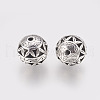 Tibetan Style Alloy Beads TIBEB-L002-17AS-1