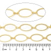 Rack Plating Brass Link Chains CHC-P012-08G-2