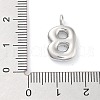 Rack Plating Brass Balloon Letter Pendants X-KK-C050-01P-B-3