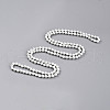 8.2MM Baking Painted Pearlized Glass Pearl Round Beaded Long Necklaces HY-T002-03A-2