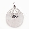 Natural Quartz Crystal Pendants G-F573-C13-2