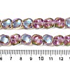 Electroplate Glass Beads Strands EGLA-N012-07S-4