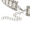 Crystal Rhinestone Choker Necklaces NJEW-L176-01P-3
