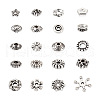 Kissitty 400Pcs 20 Styles Tibetan Style Alloy Spacer Beads FIND-KS0001-25-3