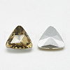 Pointed Back Glass Rhinestone Cabochons RGLA-T087-14mm-04-2