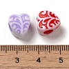 Opaque Acrylic European Beads OACR-E039-12-3