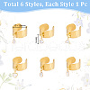 304 Stainless Steel Cuff Rings for Women RJEW-UN00022-3