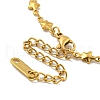 Star 304 Stainless Steel Link Chains Bracelets for Women BJEW-B059-01G-03-3