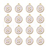 Golden Plated Alloy Charms X-ENAM-S118-01S-2