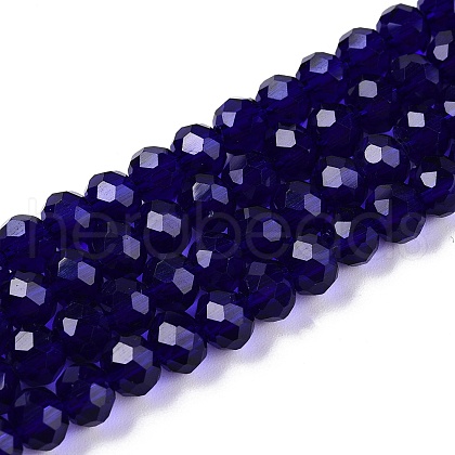 Glass Beads Strands EGLA-A044-T6mm-D06-1