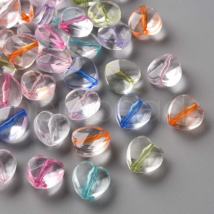 Transparent Acrylic Beads TACR-S154-21A-1