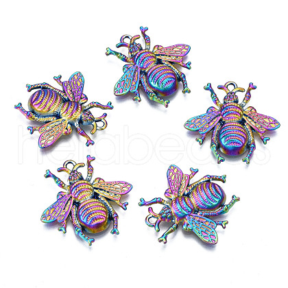 Rainbow Color Alloy Pendants PALLOY-N156-183-NR-1