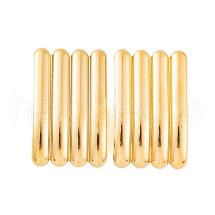 Ion Plating(IP) 304 Stainless Steel Stud Earrings for Women EJEW-P279-52G-1