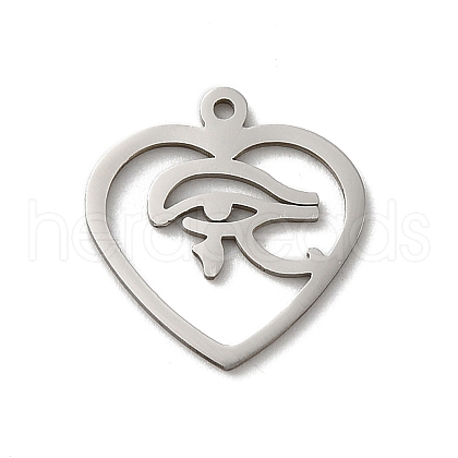 Non-Tarnish 201 Stainless Steel Pendants STAS-E206-06P-03-1