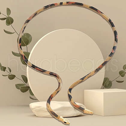 Iron Bendable Flexible Snake Shape Choker Necklaces for Women FS-WGEF5CD-01-1