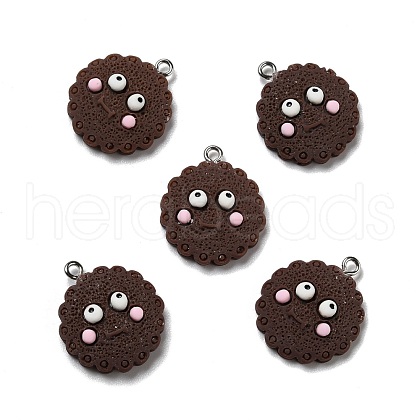 Opaque Resin Pendants RESI-D055-065P-1