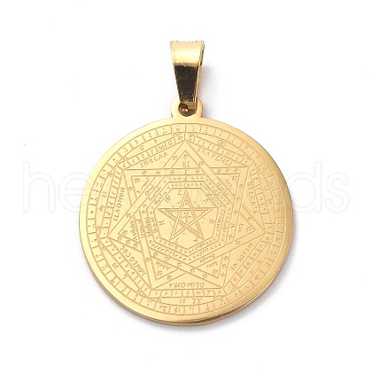 304 Stainless Steel Pendants STAS-C062-06G-1