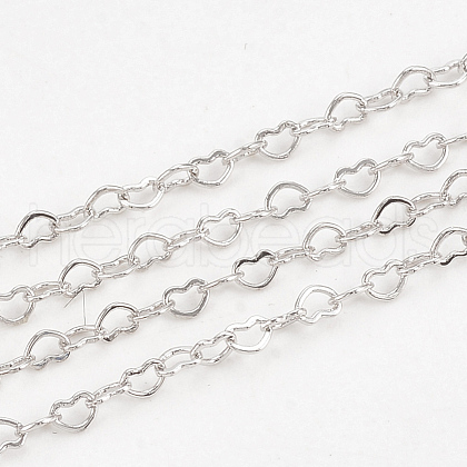 Brass Heart Link Chains CHC-S004-09P-1