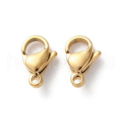 304 Stainless Steel Lobster Claw Clasps STAS-V007-01B-G-1
