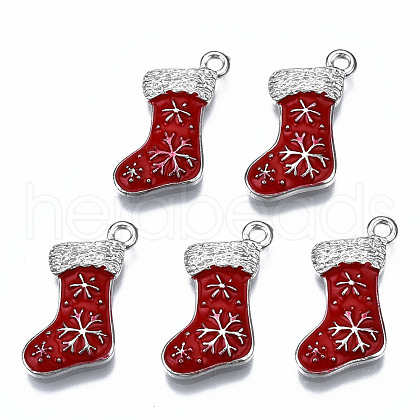 Alloy Enamel Pendants ENAM-Q443-010-RS-1