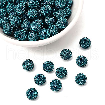 Pave Disco Ball Beads RB-H258-8MM-229-1