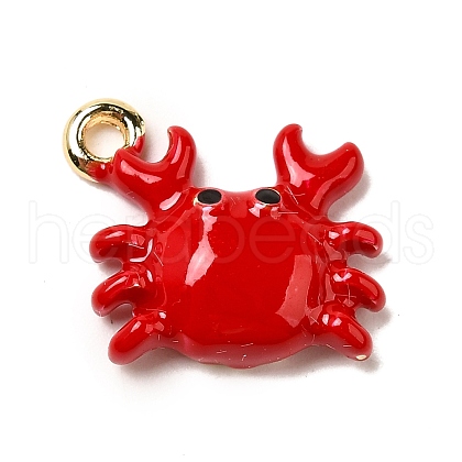 Zinc Alloy Enamel Pendants FIND-I044-17B-1-1