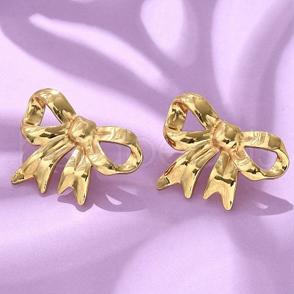 304 Stainless Steel Stud Earrings EJEW-U047-23G-1