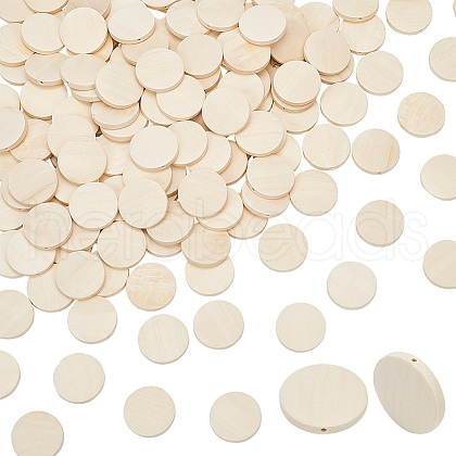 DELORIGIN 150Pcs Wooden Beads WOOD-DR0001-02B-1