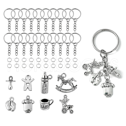 DIY Baby Theme Keychain Making Kit DIY-CJ0002-25-1