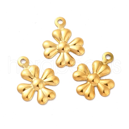 Ion Plating(IP) 304 Stainless Steel Charms STAS-G227-08G-1