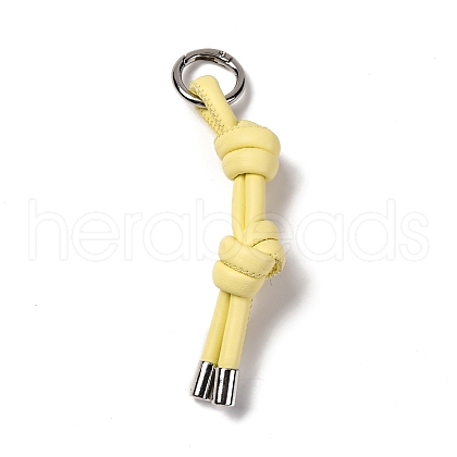 Imitation Leather Keychain KEYC-K023-02P-04-1
