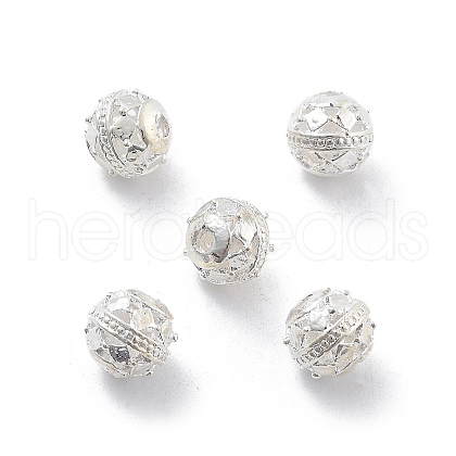 Alloy Hollow Beads PALLOY-P238-18S-RS-1
