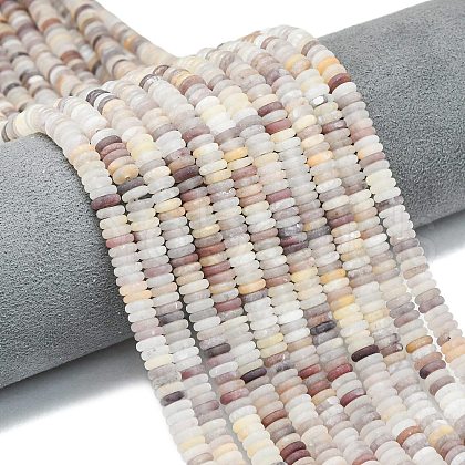 Frosted Natural Quartz Beads Strands G-K389-C34-01-1