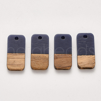 Resin & Walnut Wood Pendants RESI-S384-008A-A06-1