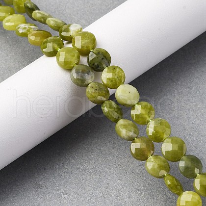 Natural Chinese Jade Beads Strands G-C179-A49-03-1