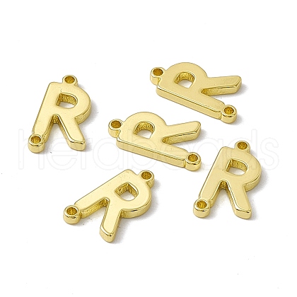 Rack Plating Brass Connector Charms KK-C007-38G-R-1