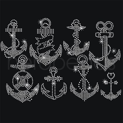 Glass Hotfix Rhinestone DIY-WH0303-037-1