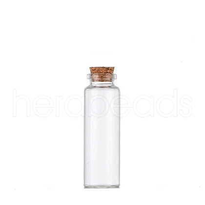 Glass Empty Wishing Bottle PW-WG17389-07-1