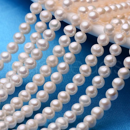Natural Cultured Freshwater Pearl Beads Strands PEAR-E009-5-5.5mm-1