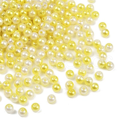 ABS Imitation Pearl Beads KY-P021-05A-07-1
