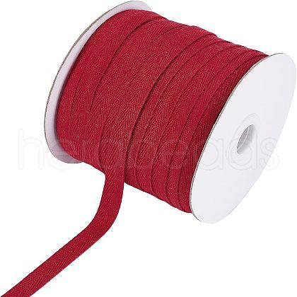 Cotton Twill Tape Ribbons OCOR-WH0058-35A-1