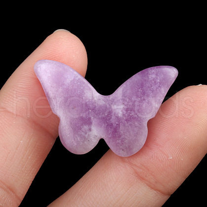 Natural Lepidolite/Purple Mica Stone Pendants PW-WG51197-12-1