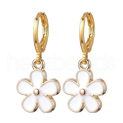 Alloy Enamel Earrings for Women EJEW-JE05802-1