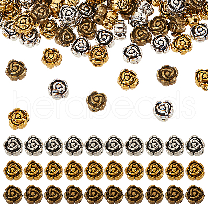 ARRICRAFT 300Pcs 3 Colors Tibetan Style Alloy Beads FIND-AR0004-78-1