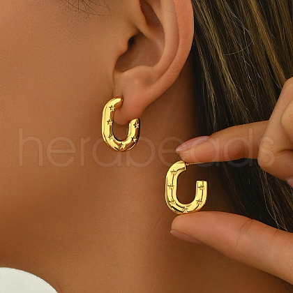 Stainless Steel Retro Dangle Stud Earrings AK7581-1-1