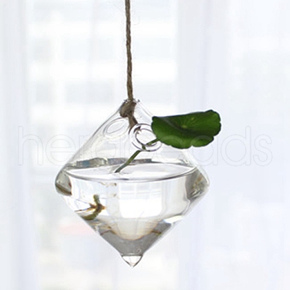Mother's Day Hanging Glass Plants Planters PW-WG28732-04-1