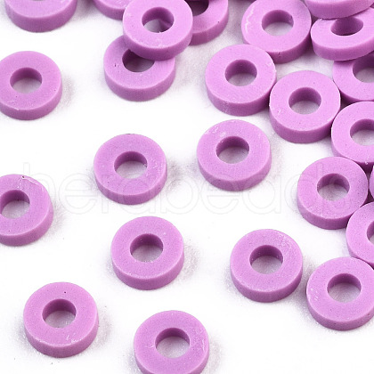 Handmade Polymer Clay Beads CLAY-R067-6.0mm-B01-1