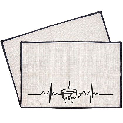 Coffee Theme Diablement Fort Cup Mats AJEW-WH0201-010-1