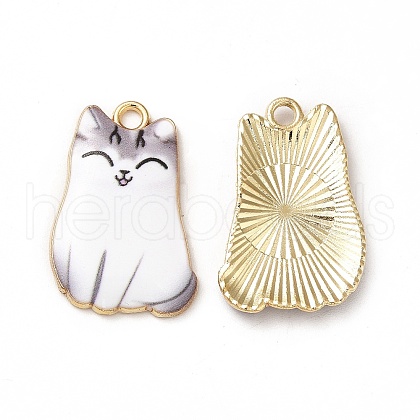 Alloy Enamel Pendants X-ENAM-M046-12G-D-1