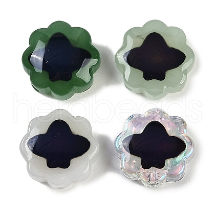 Two Tone Glass Mood Beads GLAA-Z007-07-1